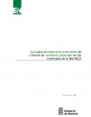 Guía para la elaboración y el diseño de criterios de Jardinería Sostenible en los municipios de la Red NELS