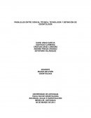 Paralelos entre ciencia, técnica, tecnología y definición de odontología