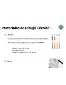Materiales de Dibujo Técnico