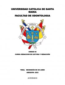 Recensión de un libro. Página 1