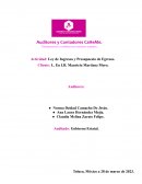 Ley de Ingresos y Presupuesto de Egresos del Estado de México
