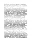 Disolución de peroxido