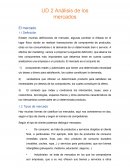 Análisis de los mercados
