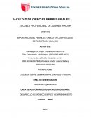 Importancia del perfil de cargo en los procesos de recursos humanos