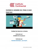 Calidad de Atencion al cliente