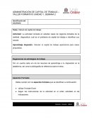 Cálculo de capital de trabajo