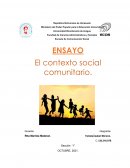 Ensayo servicio comunitario
