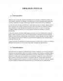 Tipología textual. Texto narrativo