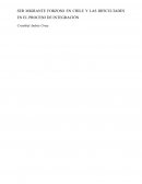 Ser migrante forzoso en Chile y las dificultades en el proceso de integración