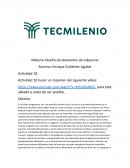Diseño de elementos de máquinas