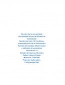 Descripción del escenario y practica educativa observada