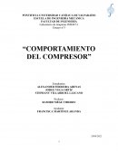 Comportamiento del compresor