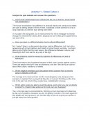 Activity 11 - Global Culture 1