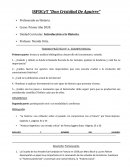 Unidad Curricular: Introducción a la Historia