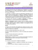 Instrumento para la evaluación de trabajos de investigación