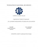 Glosario maquinaria utilizada en un almacén