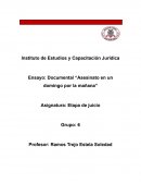 Asesinato en un domingo por la mañana