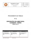 Perforaciòn con jumbo radial Oldenburg - Cannon