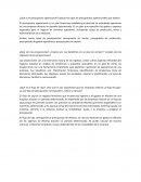 ¿Qué es el presupuesto operacional?