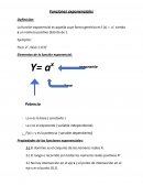Funciones exponenciales