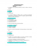 Administración pública. Cuestionario finanzas públicas