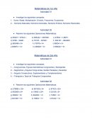 Matemáticas de 1er Año