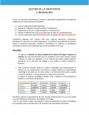 Gestión de la creatividad e innovación