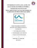 Impacto de las tasas de interés en la demanda de préstamos bancarios
