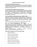 Preguntas a Analista de Credito