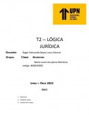 Lógica Jurídica T2