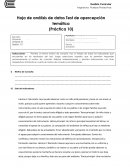 Hoja de análisis de datos Test de apercepción temática