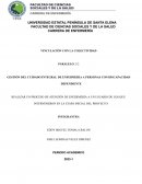 Gestiòn del cuidado integral de enfermeria a personas con discapacidad