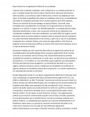 Breve historia de la organización Política de las sociedades