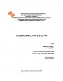 Taller sobre la via ejecutiva