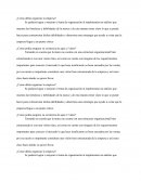 ¿Como debía organizar la empresa?