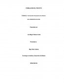 Evidencia : Formulación del proyecto de software