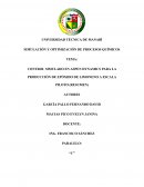 Control simulado en Aspen Dynamics para la producción de epóxido de limoneno a escala piloto (resumen)