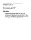 Trabajo Preparatorio. Preguntas orientadoras, desarrollo humano