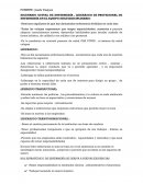 Escenario actual de enfermería , liderazgo de profesional de enfermería en el equipo multidisciplinario