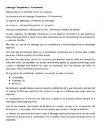 Liderazgo espiritual. Página 1