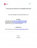 Control de estratégico de la empresa Seafrost S.A.C