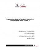 Unidad 2 semana 8 Administración de capital