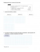 Multiplicaciones por números de dos cifras