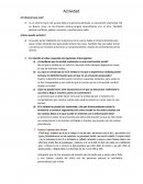 ACTIVIDAD Veracidad, honor y buena fama