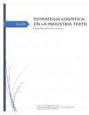 Estrategia logística en la indústria textil