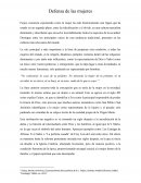 Defensa de las mujeres