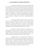 Ensayo sobre la creatividad en el proceso de enseñanza