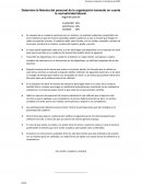 Determina la Nómina del personal de la organización tomando en cuenta la normatividad laboral