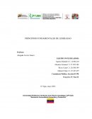 Principios fundamentales de liderazgo