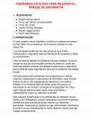Diseñamos un plano para mejorar el Parque de San Martin
